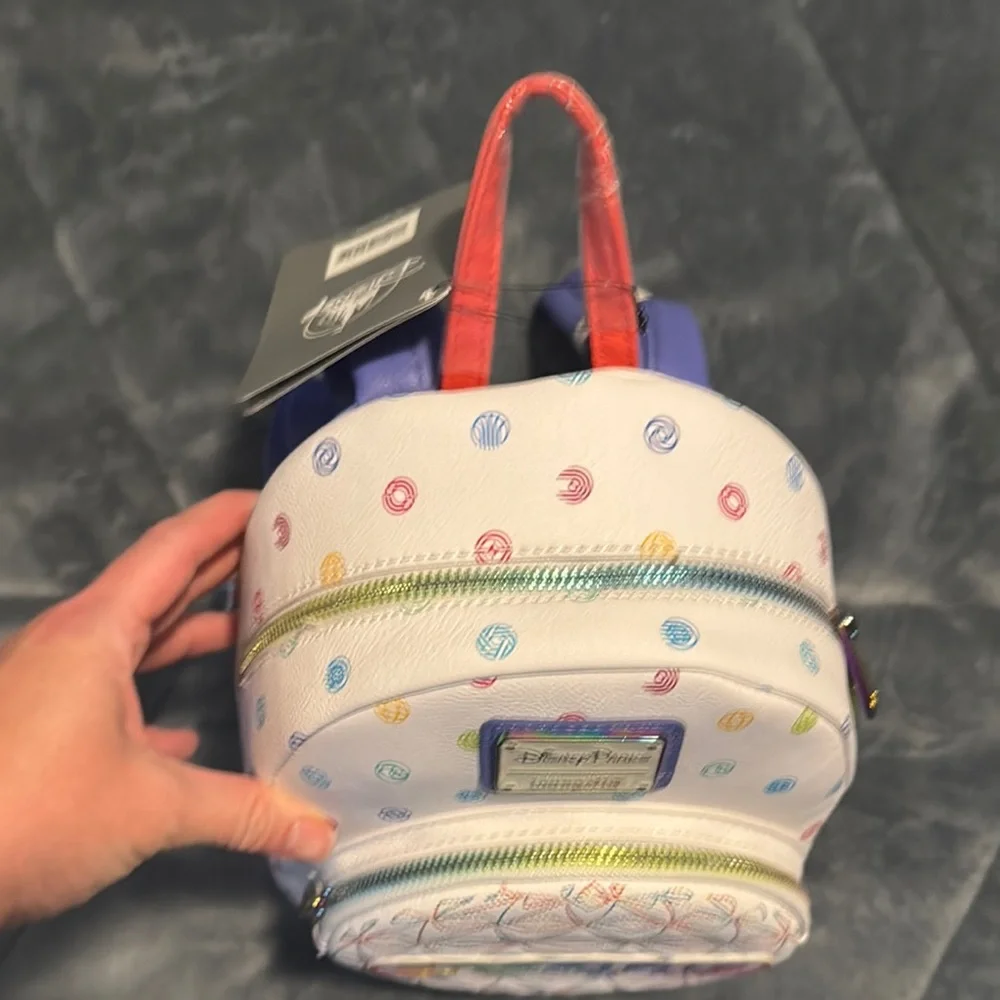 Loungefly Multicolor Mini Backpack - Picture 4 of 6